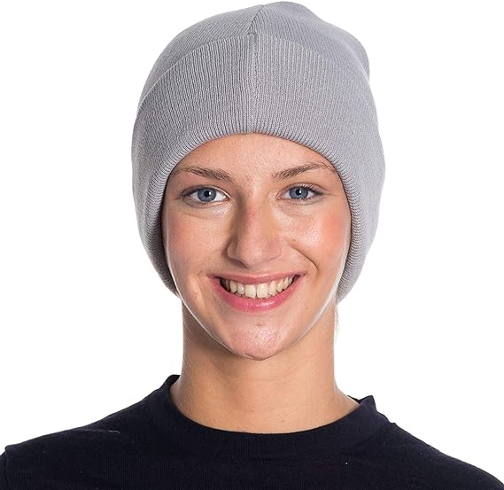 Women’s Soft Knit Winter Beanie Hat – Warm Stretchy Acrylic One Size 1 Pack