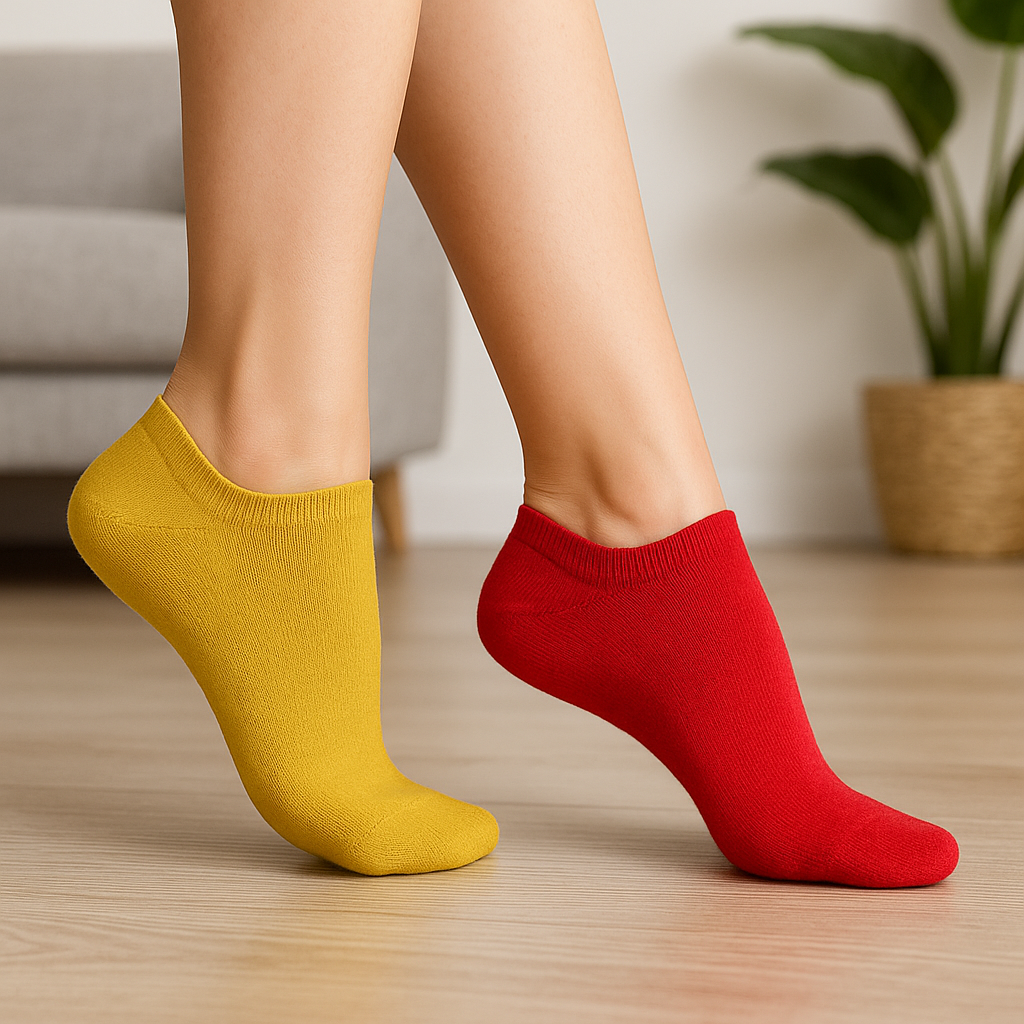Women's Bamboo Ankle Socks 3 Pairs Seamless Breathable One Size Odor-Free