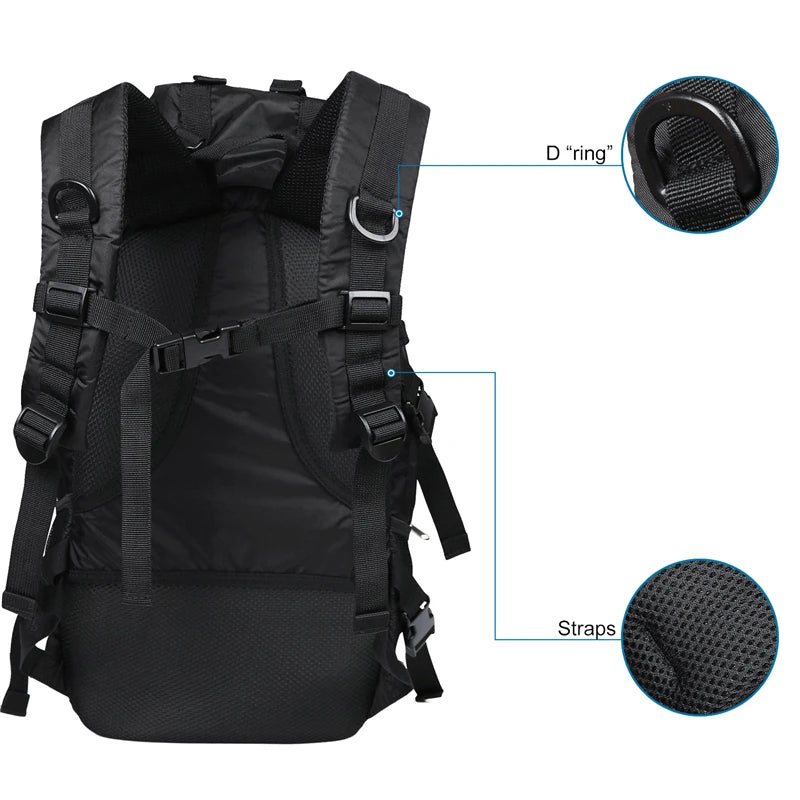 Waterproof Hiking Backpack – Lightweight Outdoor Daypack for Travel & Camping