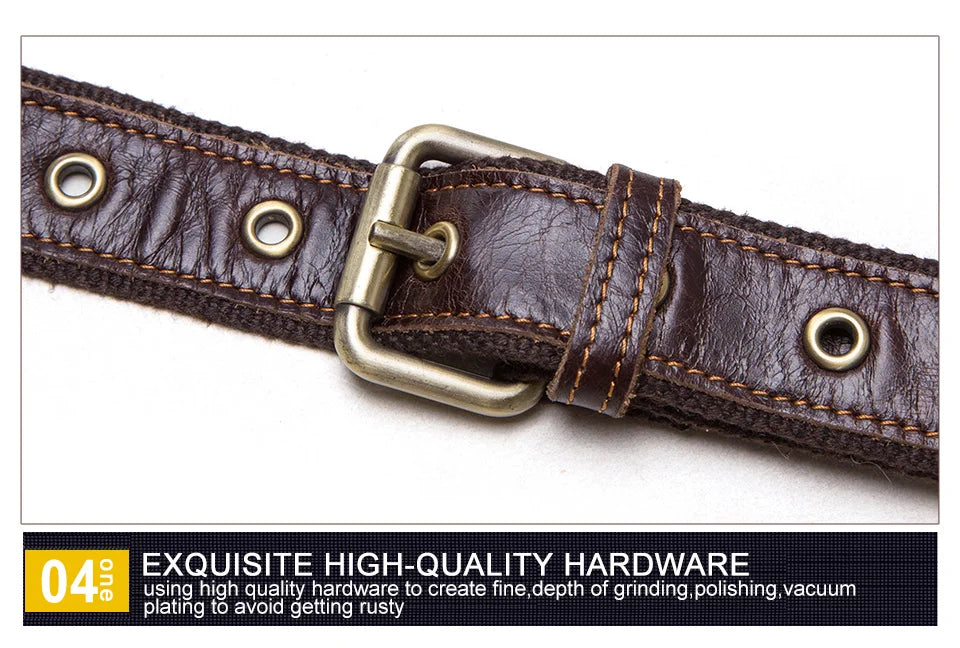 Men's 100% Genuine Leather Waist Bag Fanny Pack for Travel and Daily Essentials