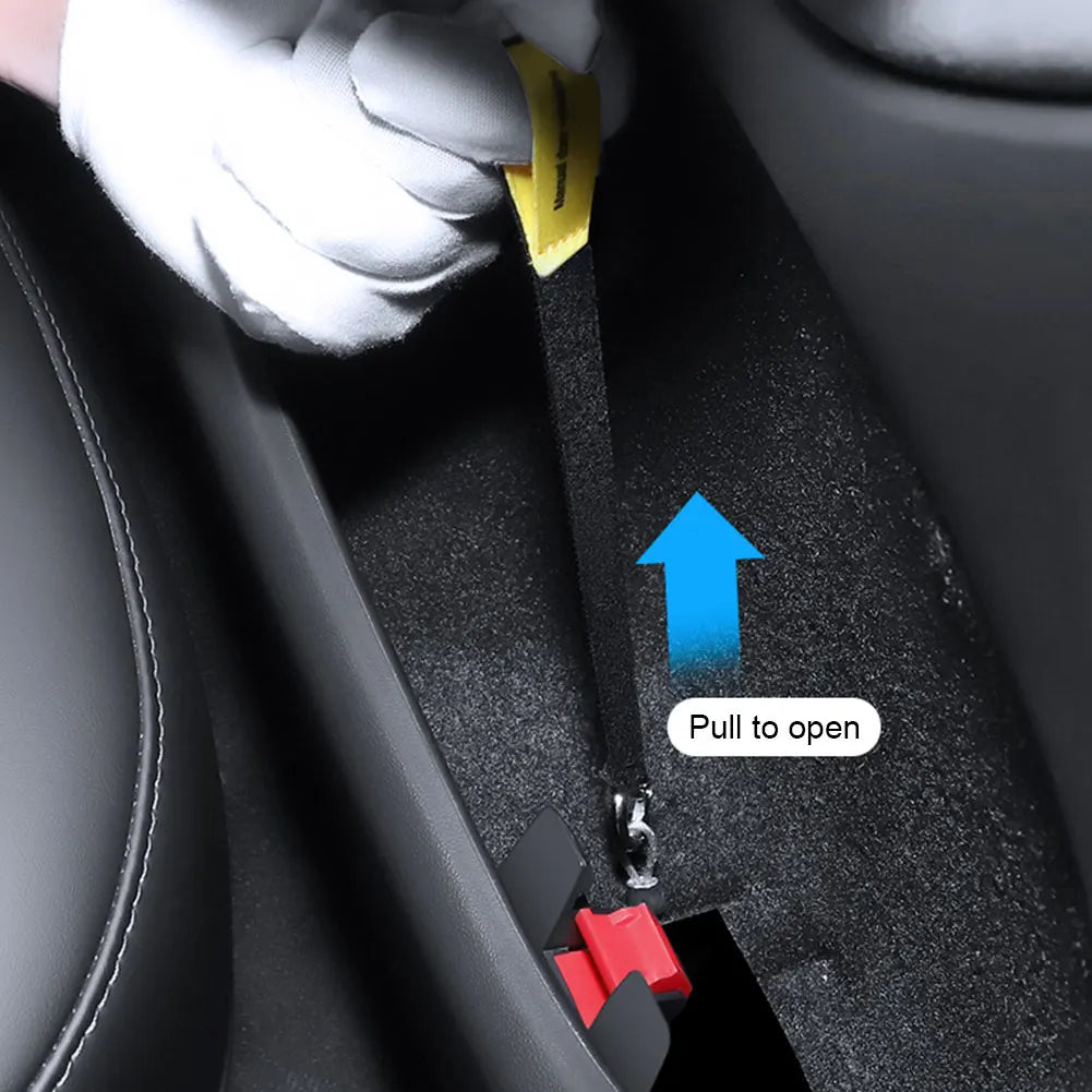 Tesla Model Y 2022‑2023 Rear Door Emergency Pull Rope Handle 2 Pack Safety Kit