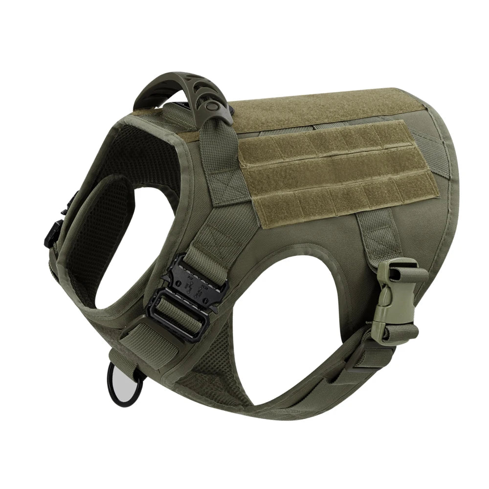 Tactical Dog Harness & Leash Set for German Shepherd Malinois Large Dogs