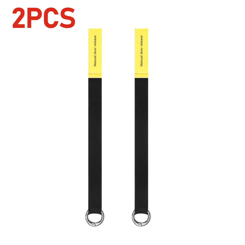 Tesla Model Y 2022‑2023 Rear Door Emergency Pull Rope Handle 2 Pack Safety Kit