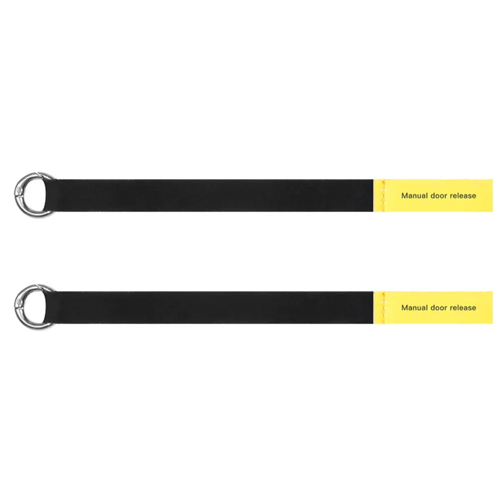 Tesla Model Y 2022‑2023 Rear Door Emergency Pull Rope Handle 2 Pack Safety Kit