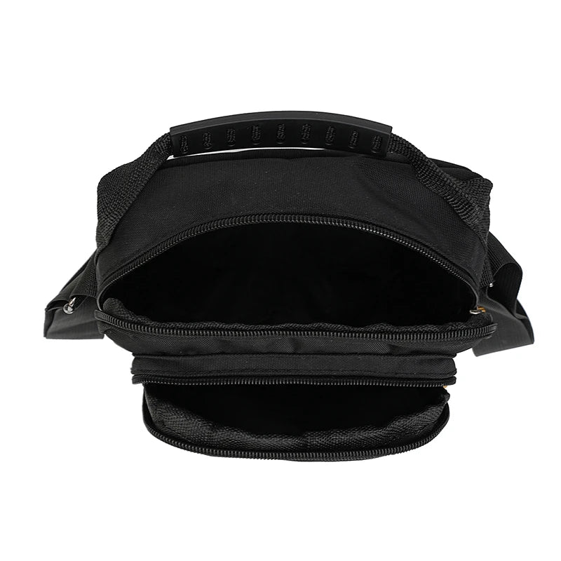 Men’s Nylon Flap Chest Bag Crossbody Sling Pack Large Capacity Travel