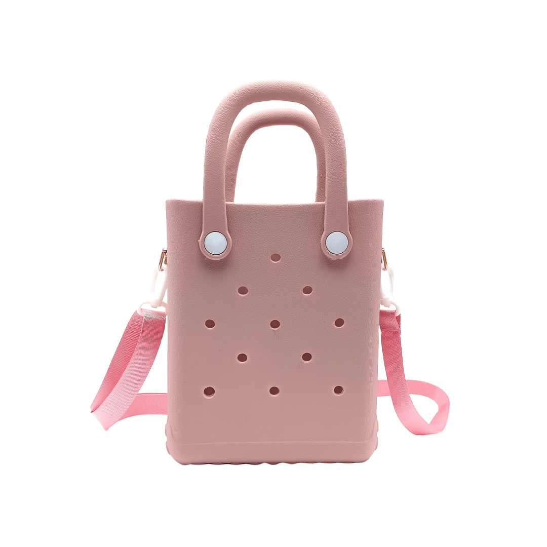 Mini EVA Beach Tote Bag with Detachable Shoulder Strap Cartoon Design