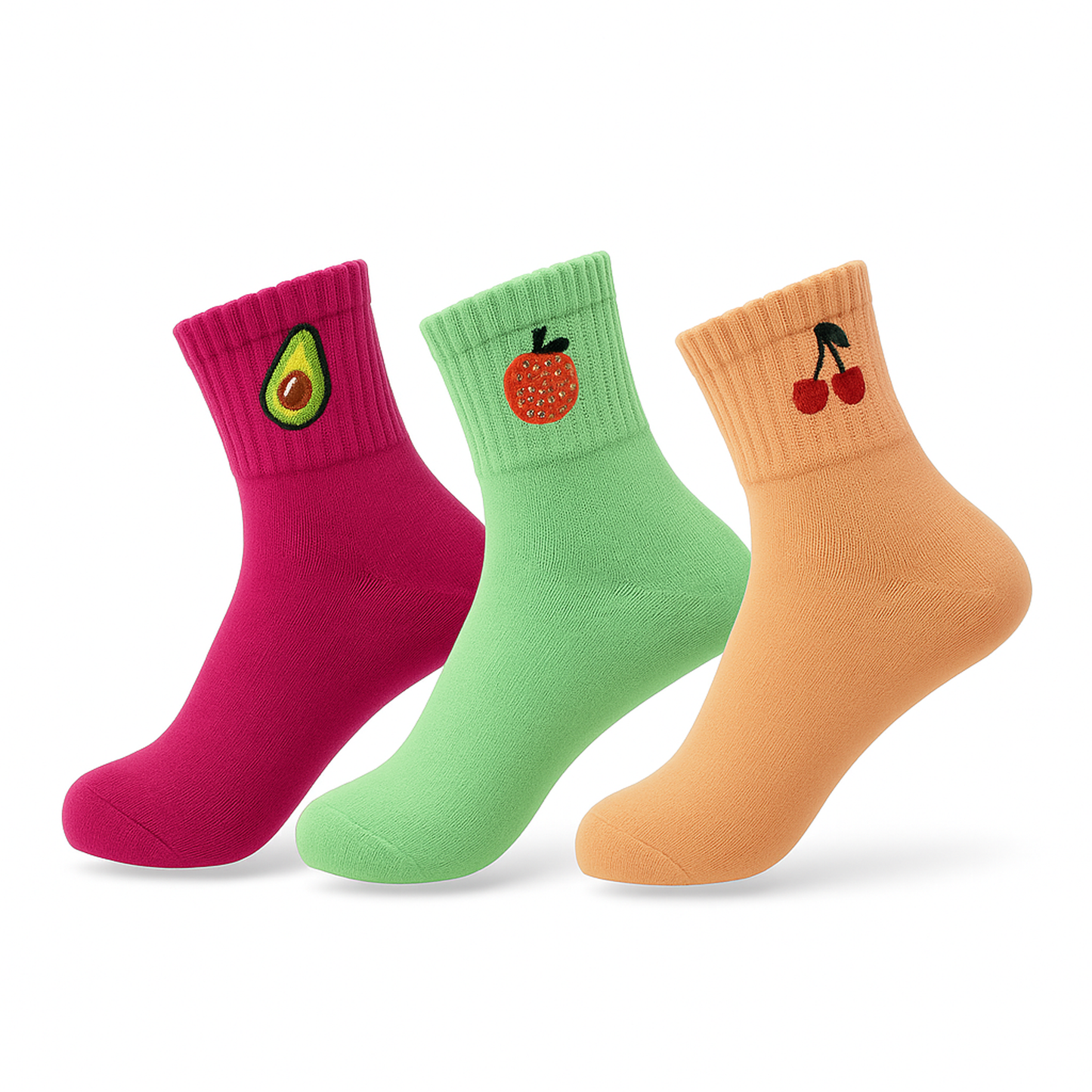 Cute Ankle Socks Women 3 Pairs Kawaii Funny Novelty Cotton Daily Socks