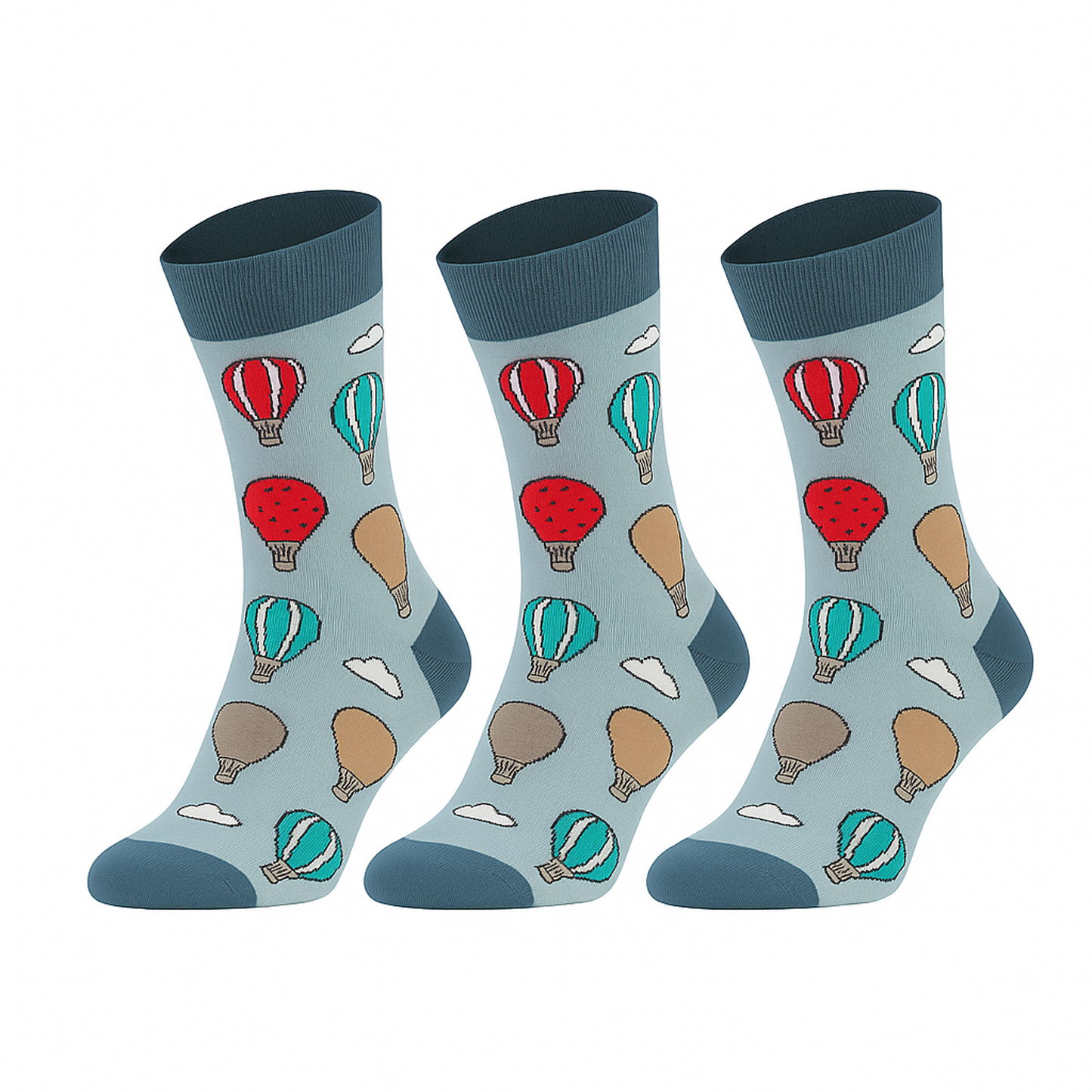 Funny Food Socks 3 Pairs Men Women Novelty Cotton Crew Unisex Gift