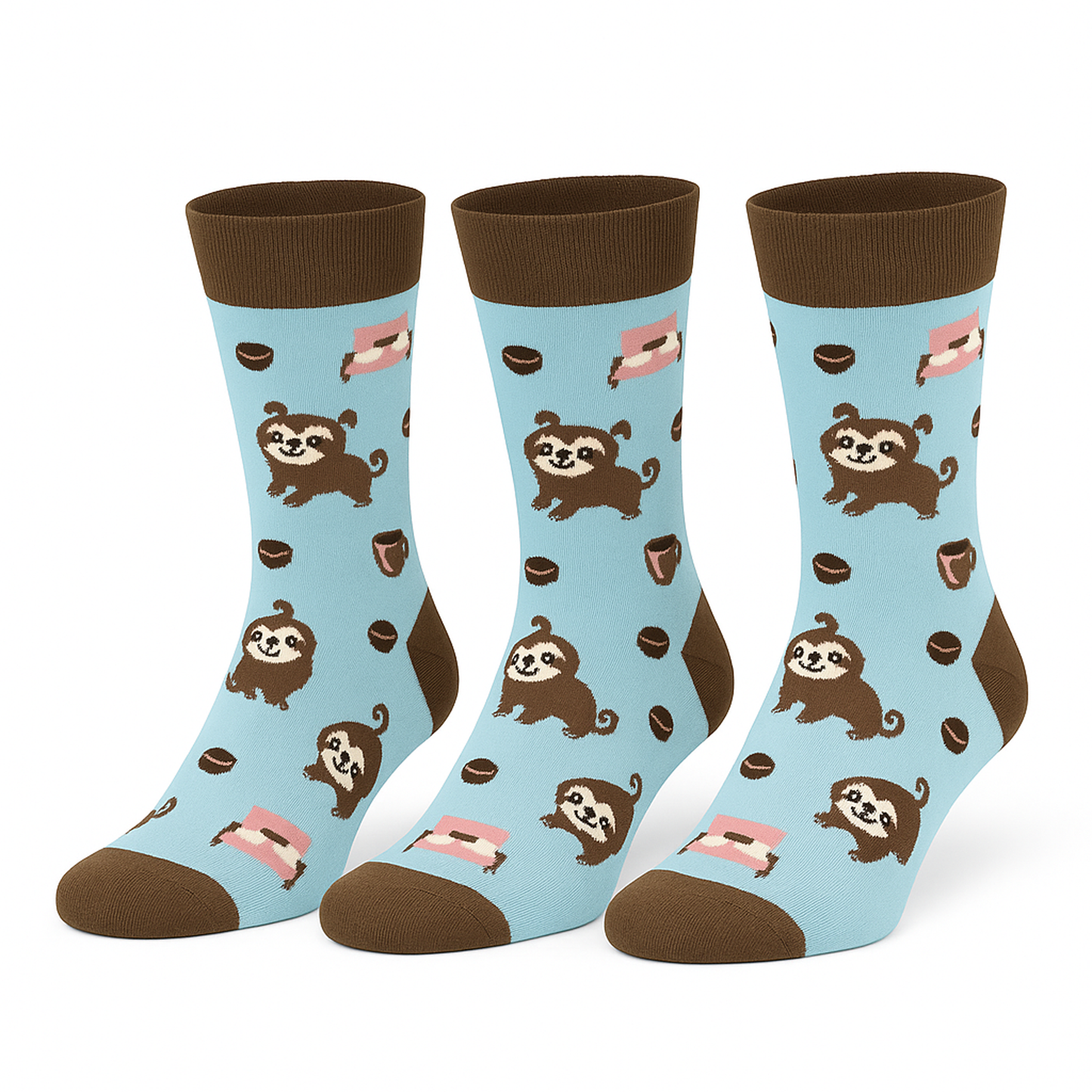 Funny Food Socks 3 Pairs Men Women Novelty Cotton Crew Unisex Gift