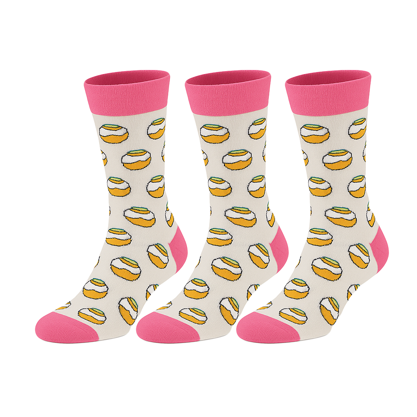 Funny Food Socks 3 Pairs Men Women Novelty Cotton Crew Unisex Gift