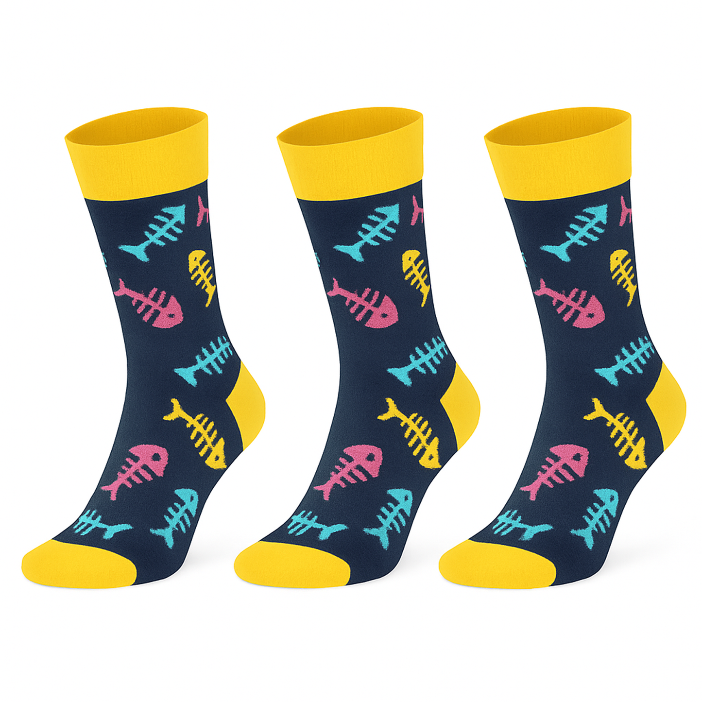 Funny Food Socks 3 Pairs Men Women Novelty Cotton Crew Unisex Gift