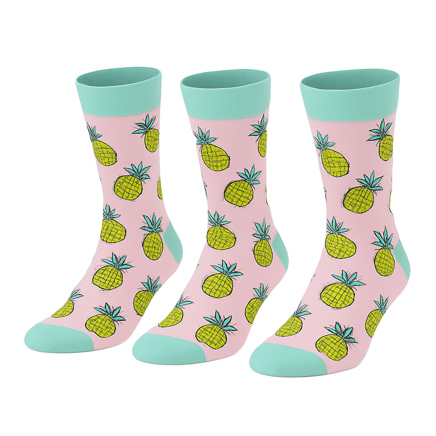 Funny Food Socks 3 Pairs Men Women Novelty Cotton Crew Unisex Gift