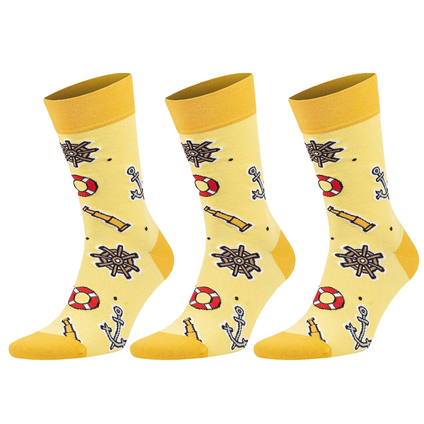 3 Pairs Unisex Colorful Novelty Crew Socks Cotton Dress Gift Fun Animal Fruit
