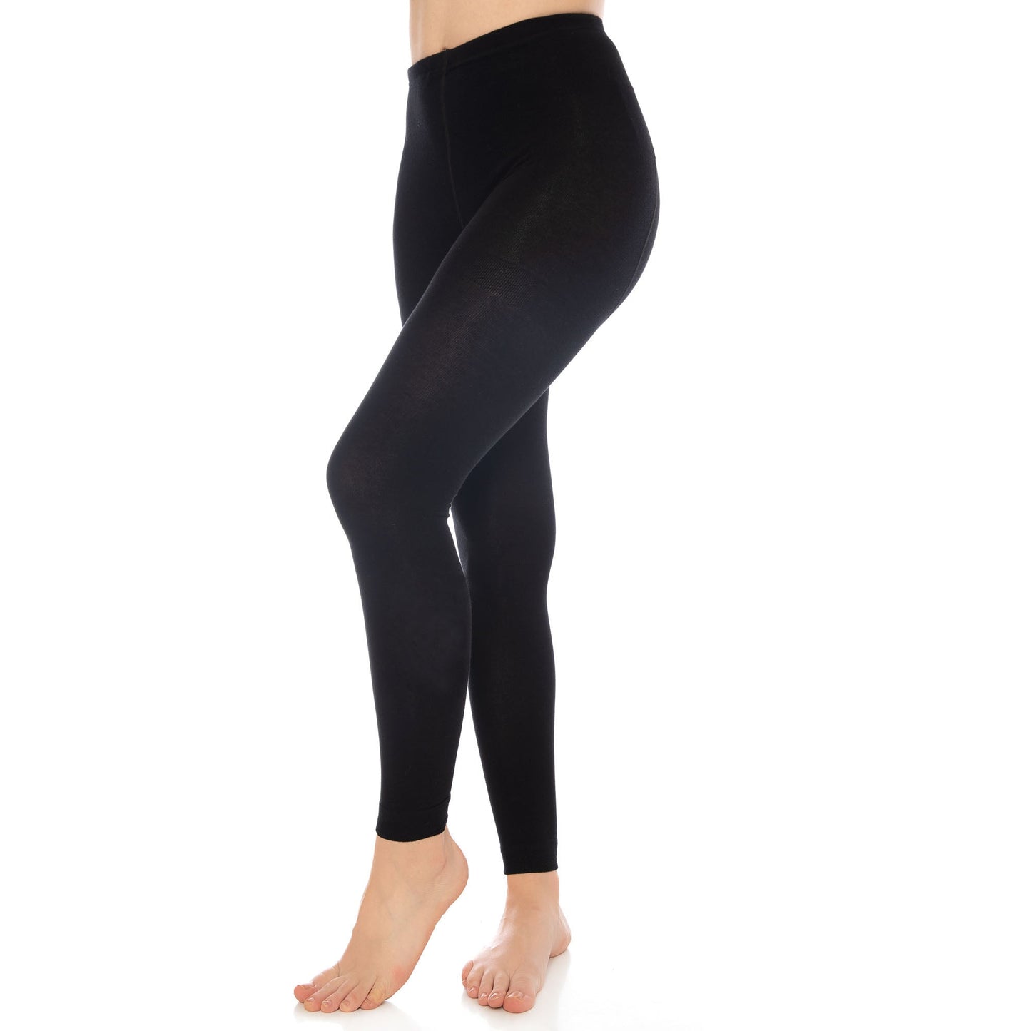 Women’s Thermal Leggings Black S-M Warm Soft Stretch Full Length Winter Pants