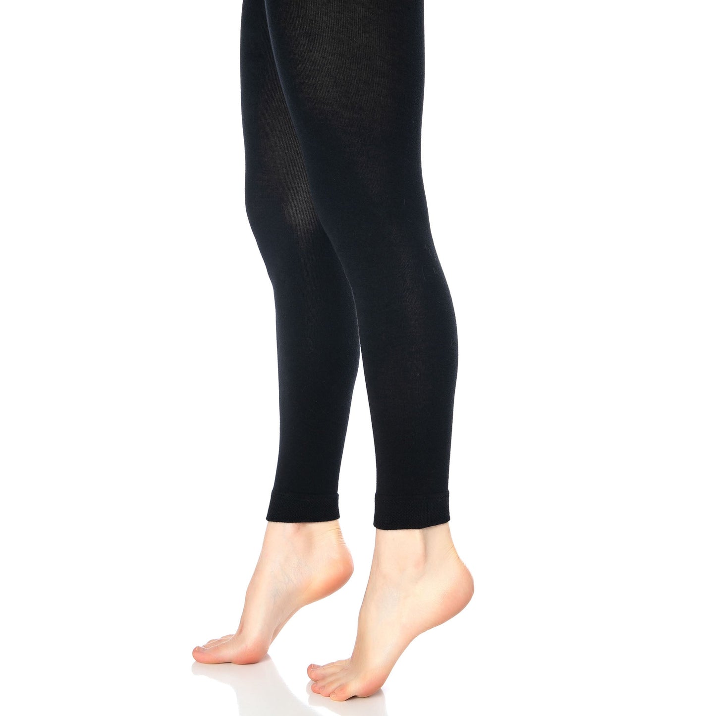 Women’s Thermal Leggings Black S-M Warm Soft Stretch Full Length Winter Pants
