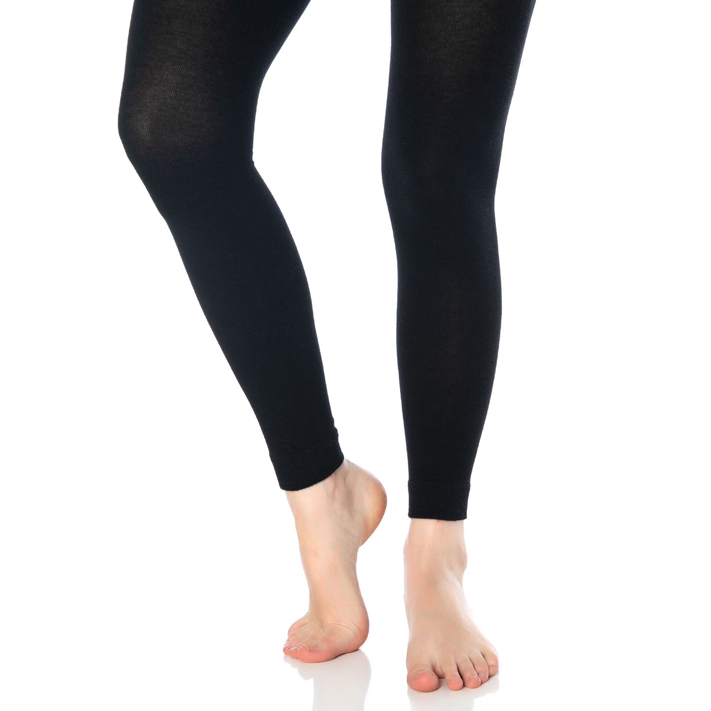 Women’s Thermal Leggings Black S-M Warm Soft Stretch Full Length Winter Pants