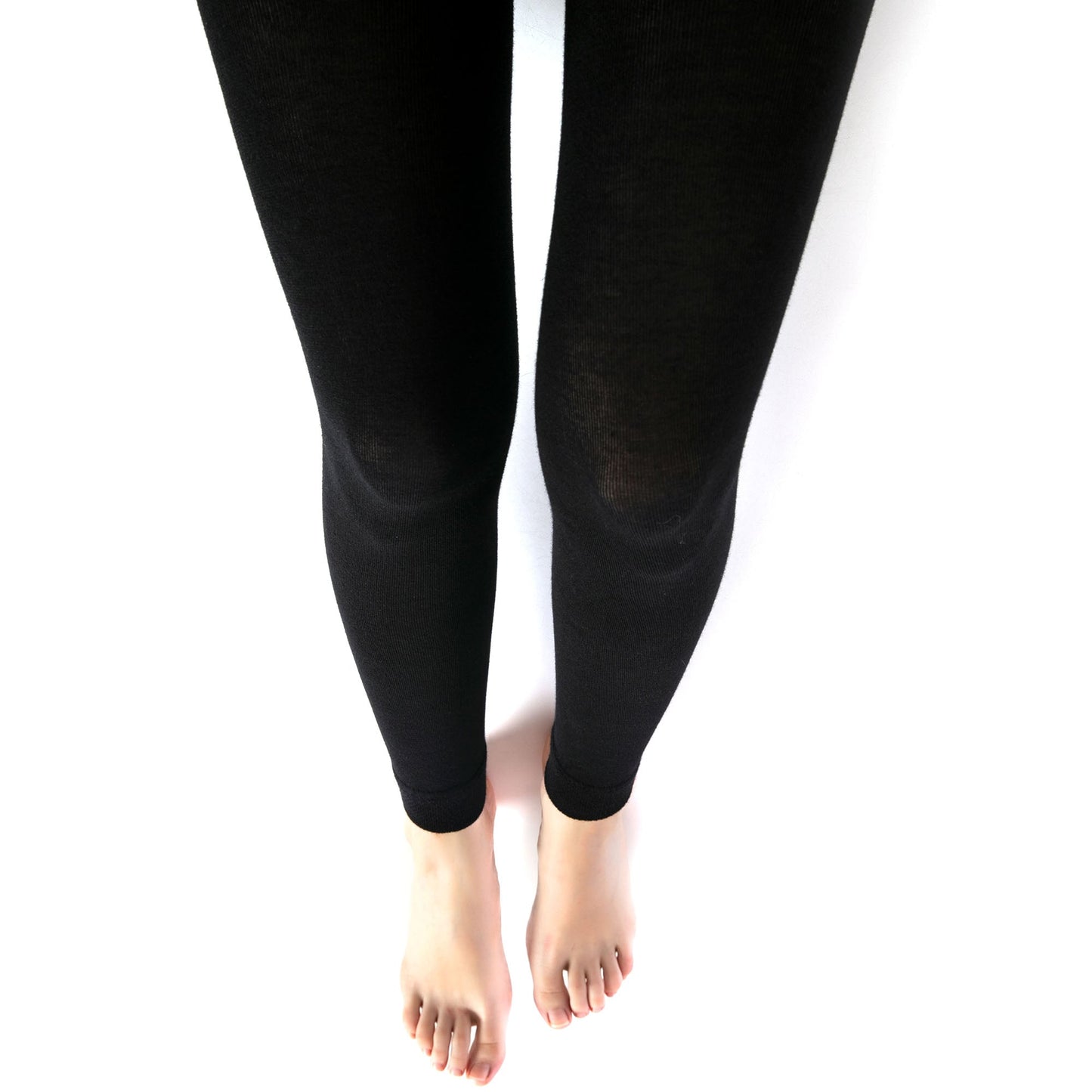 Women’s Thermal Leggings Black S-M Warm Soft Stretch Full Length Winter Pants