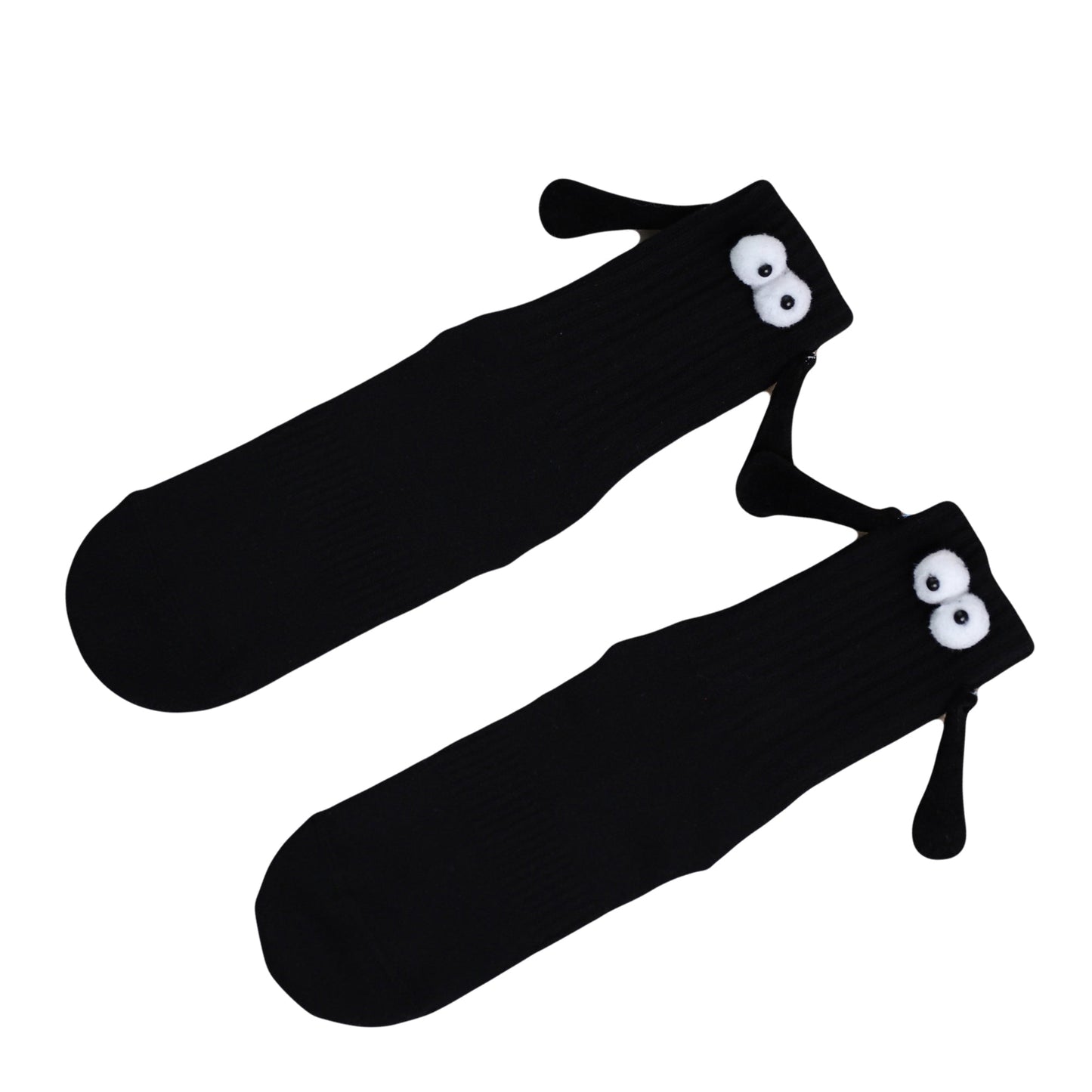 Cotton Magnetic Couple Socks 1 Pair Matching Gift Unisex Fun Novelty Size 5-10