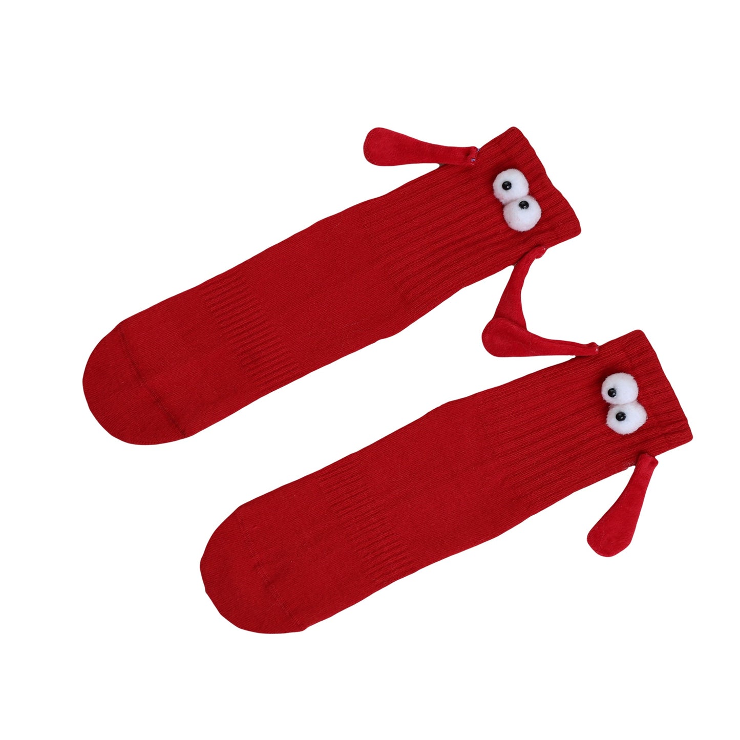 Cotton Magnetic Couple Socks 1 Pair Matching Gift Unisex Fun Novelty Size 5-10