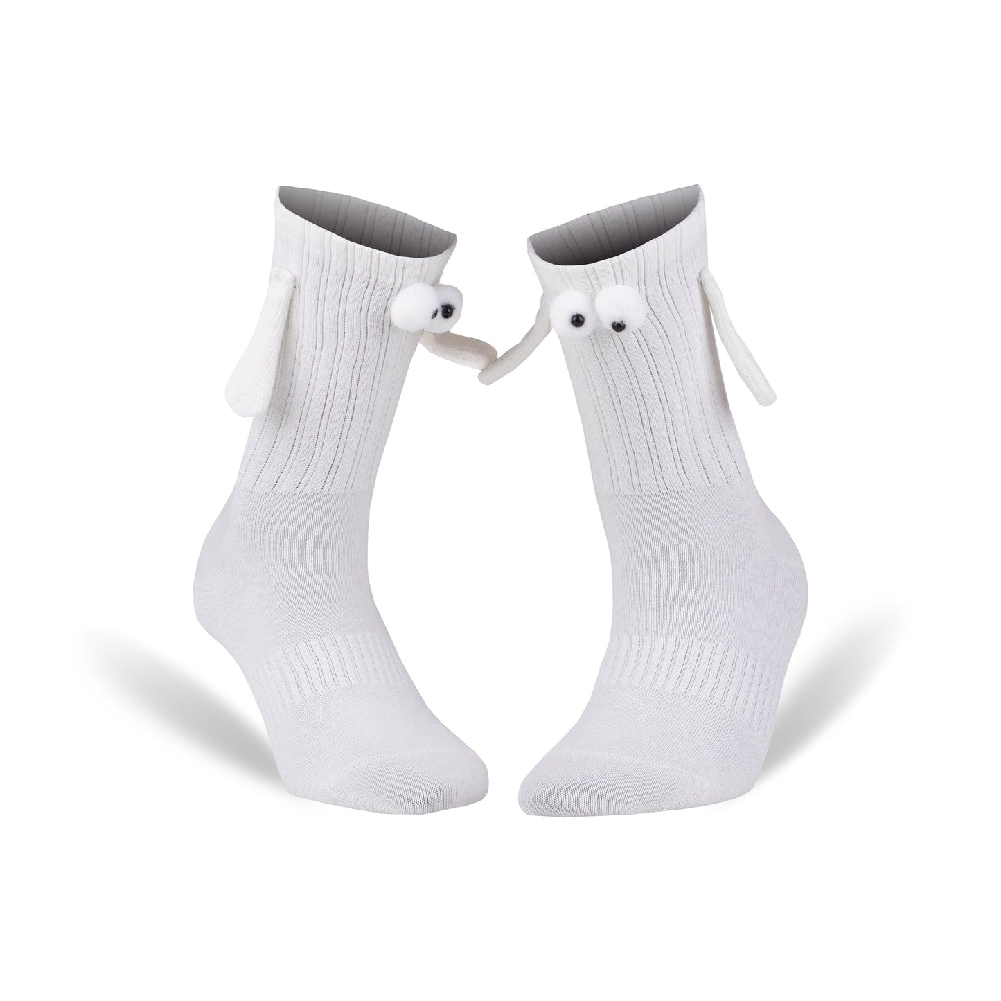 Cotton Magnetic Couple Socks 1 Pair Matching Gift Unisex Fun Novelty Size 5-10