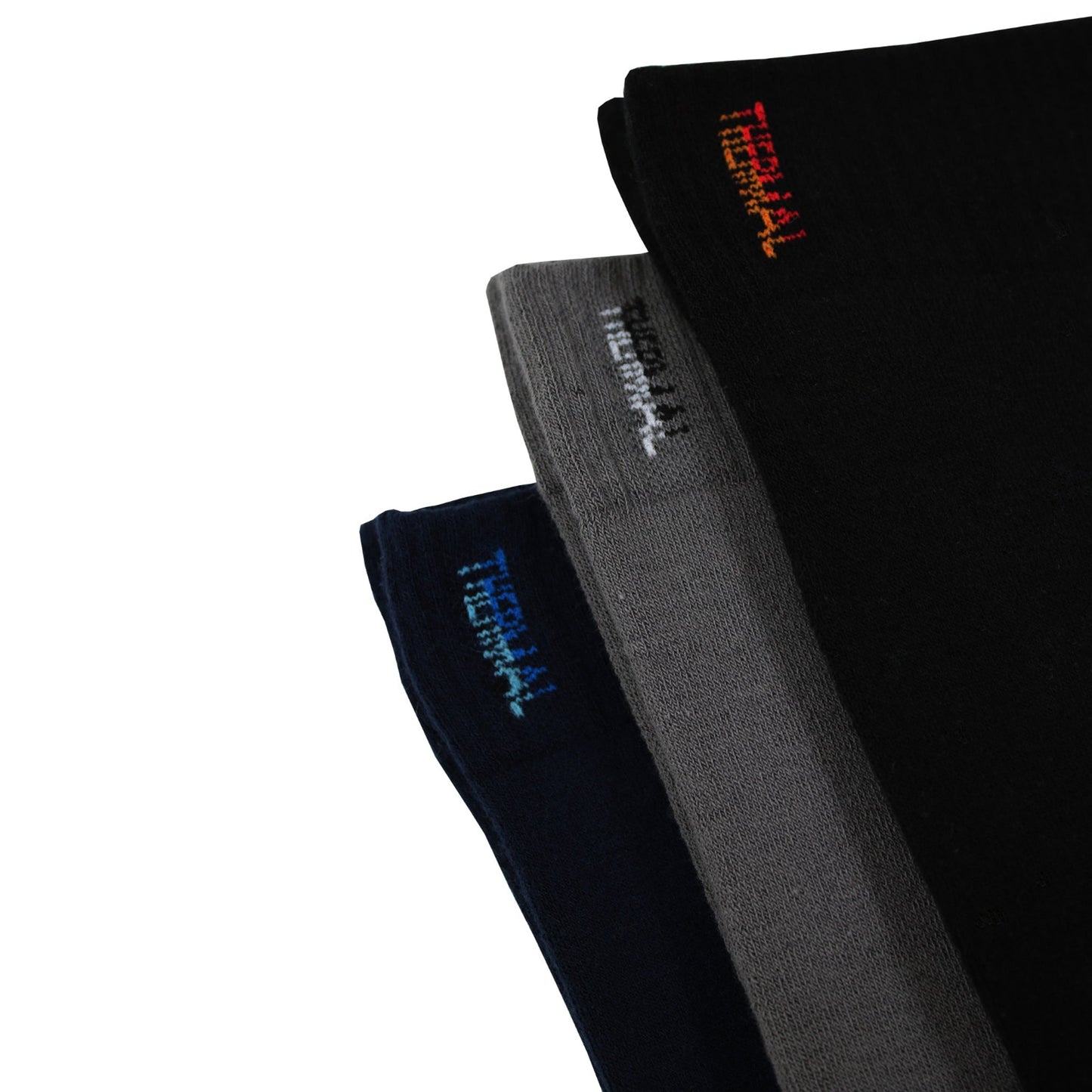 Men’s Thermal Insulated Socks 3 Pairs Warm Cotton Seamless Toe Size 8-11.5