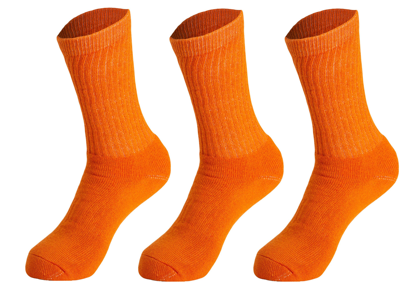 Women Cotton Crew Socks Black 3 Pack Size 5-10 Athletic Soft Cushion Everyday