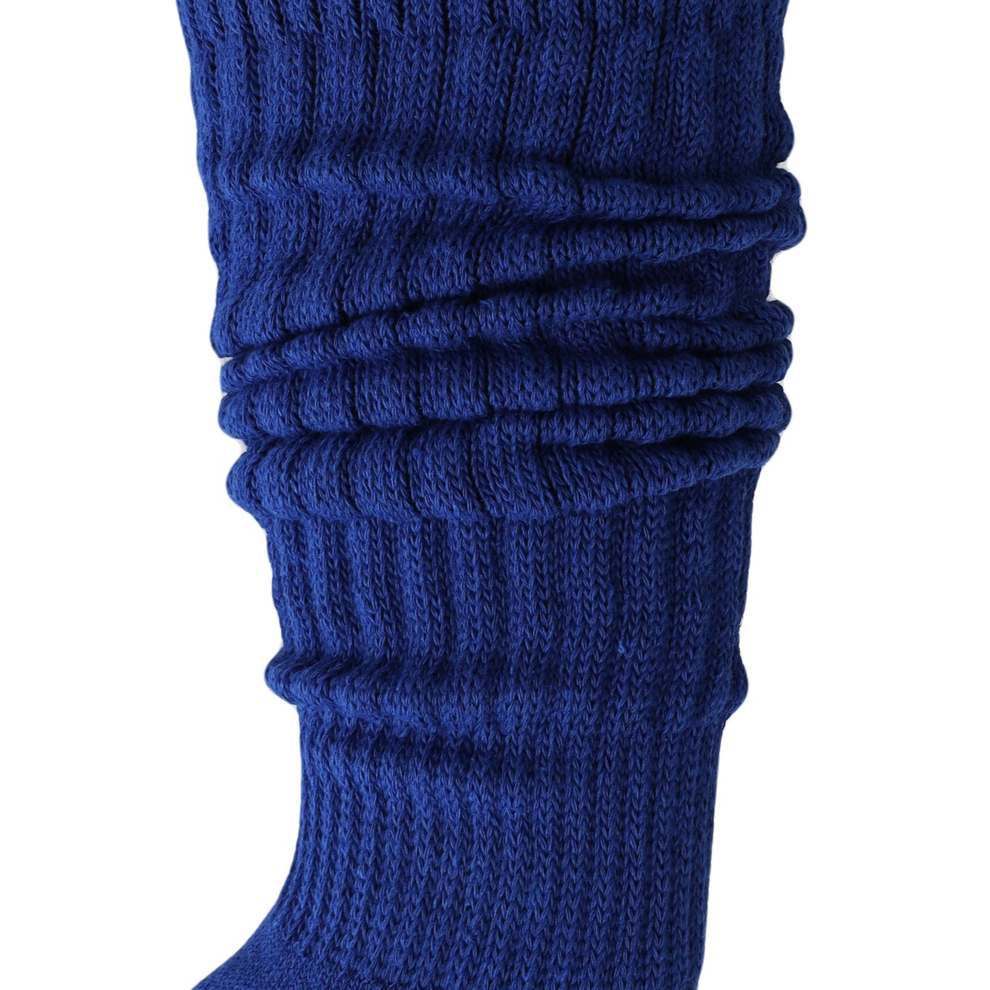 Navy Slouch Socks for Women 1 to 6 Pairs Cotton Blend Retro Style Fits Size 5-10