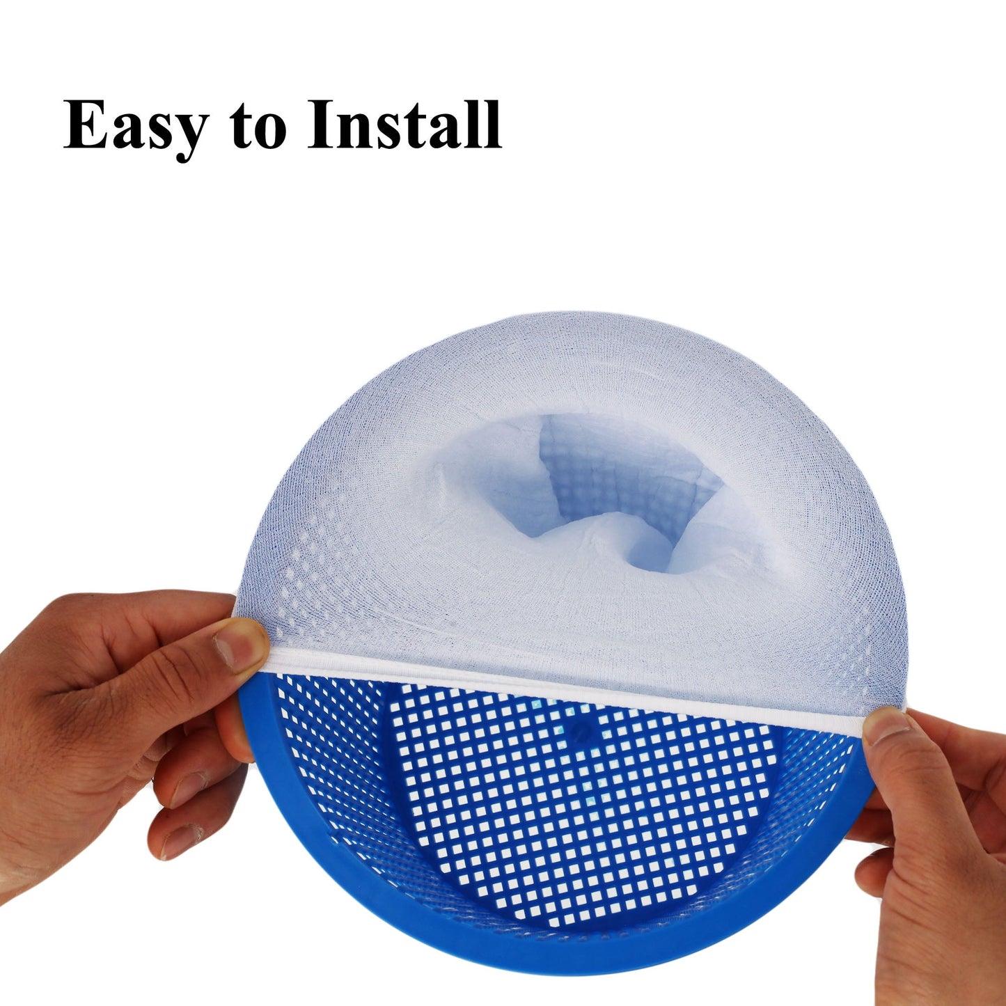 Pool Skimmer Socks 20 Pack – Fits Hayward Intex Pentair – Reusable Nylon Mesh Filters