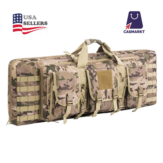 32-38 Inch Double Rifle Bag – Portable Gun Case Backpack for Shooting & Hunting