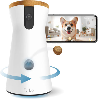 Furbo 360 Dog Camera Treat Dispenser 1080p Pet Monitor Night Vision Open Box