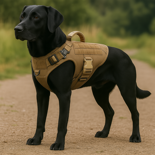 Tactical Dog Harness & Leash Set for German Shepherd Malinois Large Dogs