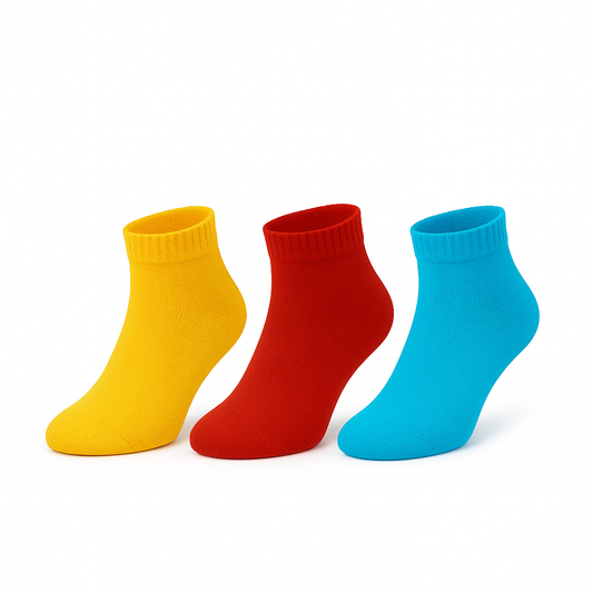Women's Bamboo Ankle Socks 3 Pairs Seamless Breathable One Size Odor-Free