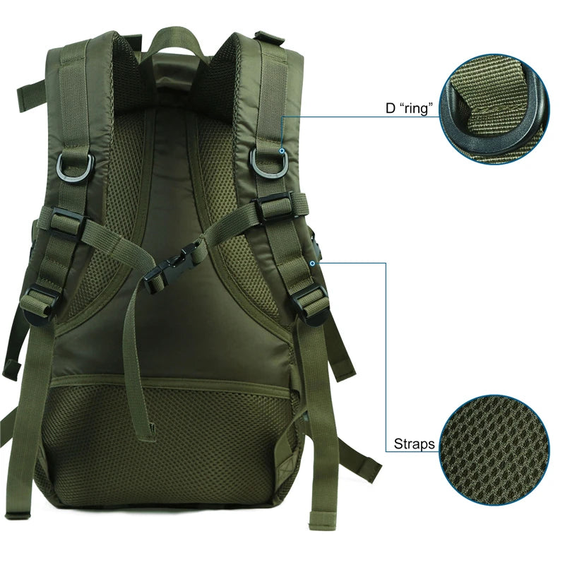 Waterproof Hiking Backpack – Lightweight Outdoor Daypack for Travel & Camping