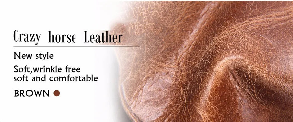 Men’s Genuine Leather Short Wallet with Coin Pocket & Card Holder