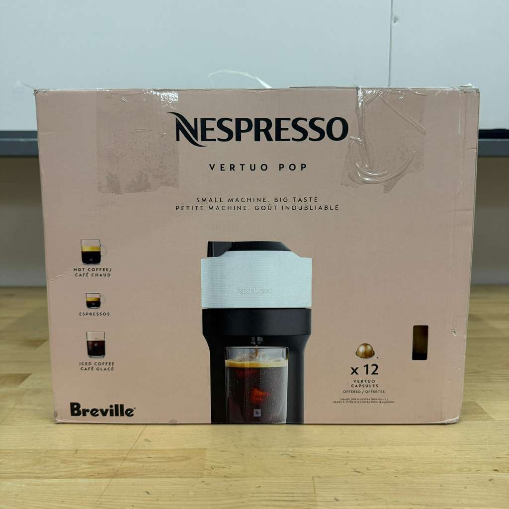 Nespresso Vertuo Pop+ Coffee Espresso Maker by Breville Coconut White