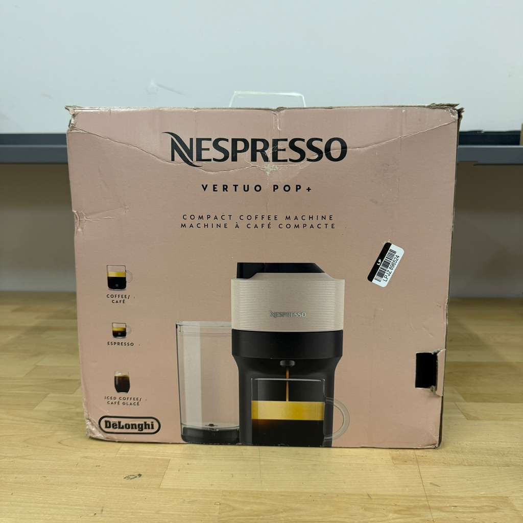 Nespresso Vertuo Pop+ Coffee Espresso Machine by De'Longhi Beige