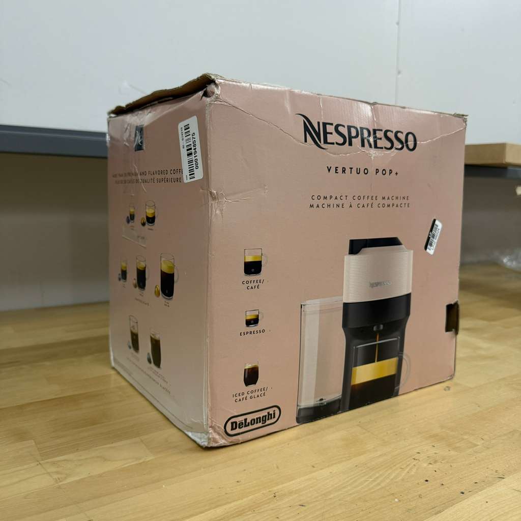 Nespresso Vertuo Pop+ Coffee Espresso Machine by De'Longhi Beige