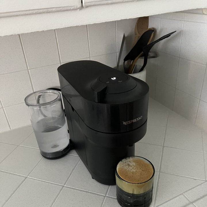 Nespresso Vertuo Pop+ Coffee Espresso Machine by De'Longhi Beige