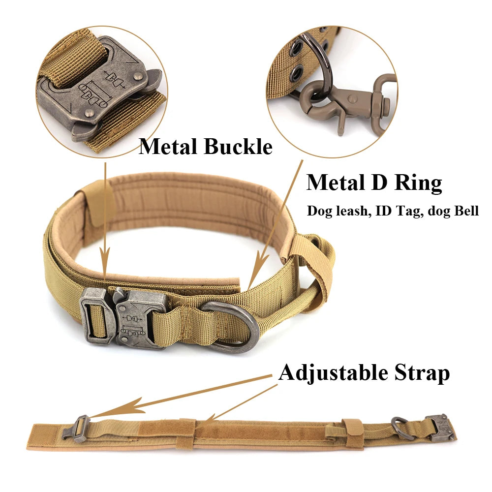 Tactical Dog Harness & Leash Set for German Shepherd Malinois Large Dogs