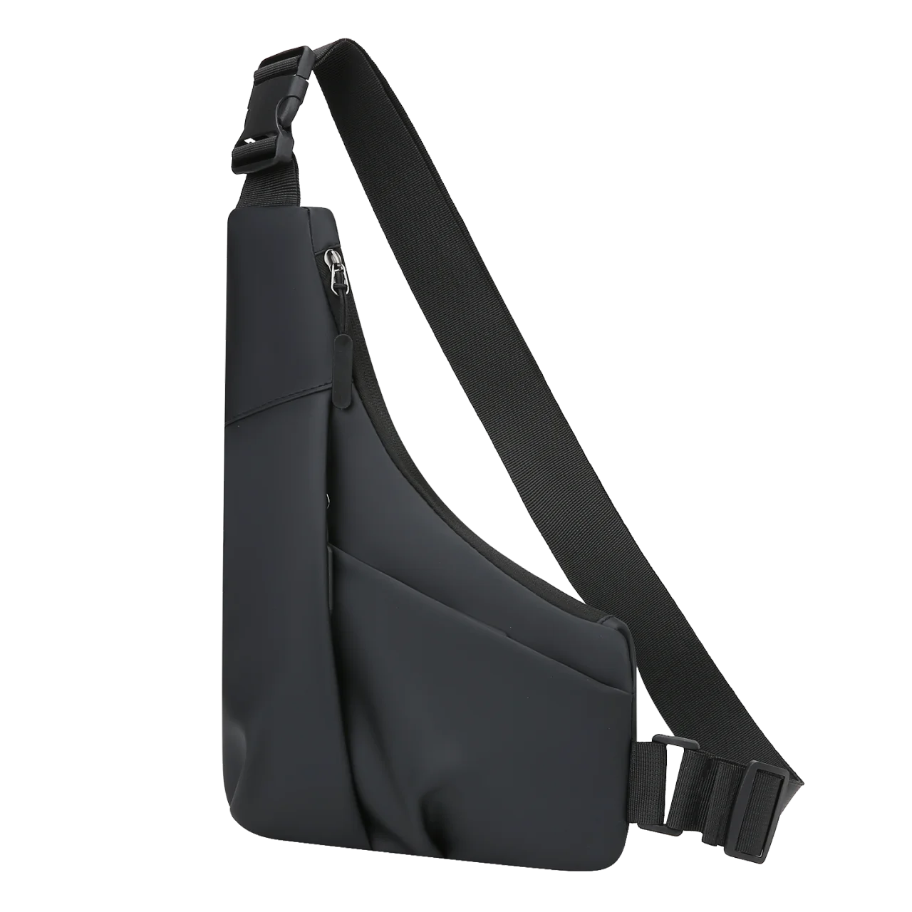 Men’s Nylon Chest Bag Crossbody Sling Pack Large Capacity Travel Sports