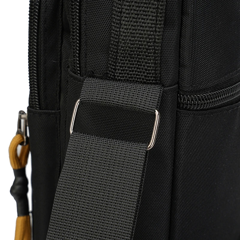 Men’s Nylon Flap Chest Bag Crossbody Sling Pack Large Capacity Travel