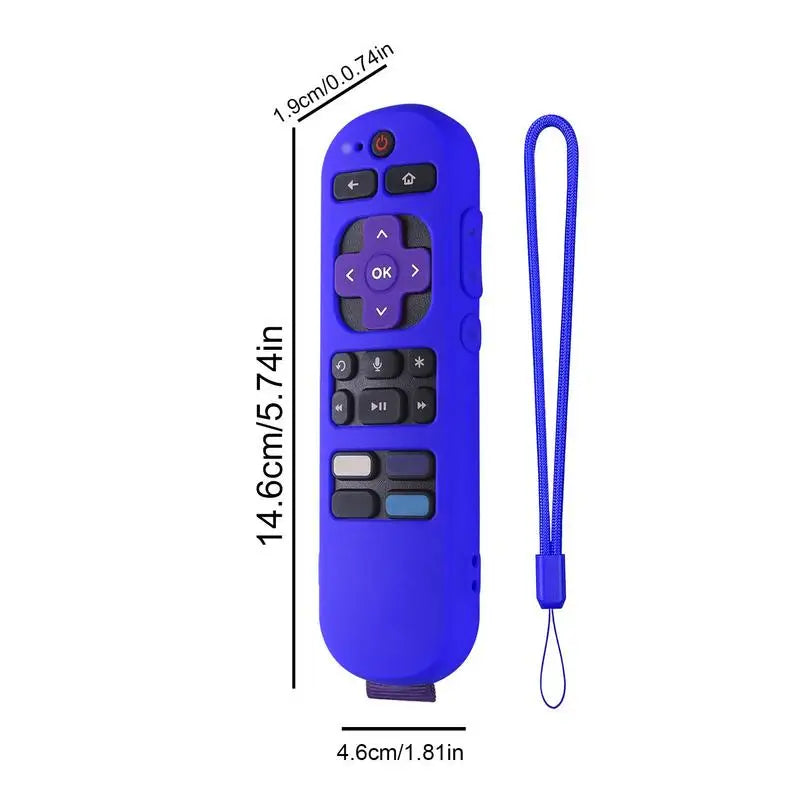 Silicone Remote Cover For Roku Express 4K+ 2023 Voice Remote Streaming Stick