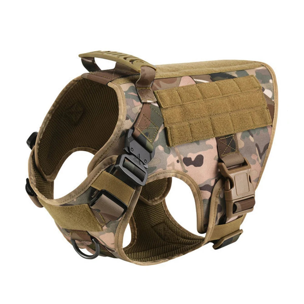 Tactical Dog Harness & Leash Set for German Shepherd Malinois Large Dogs