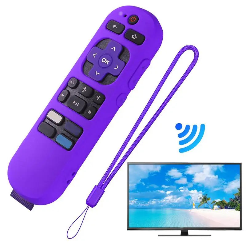 Silicone Remote Cover For Roku Express 4K+ 2023 Voice Remote Streaming Stick