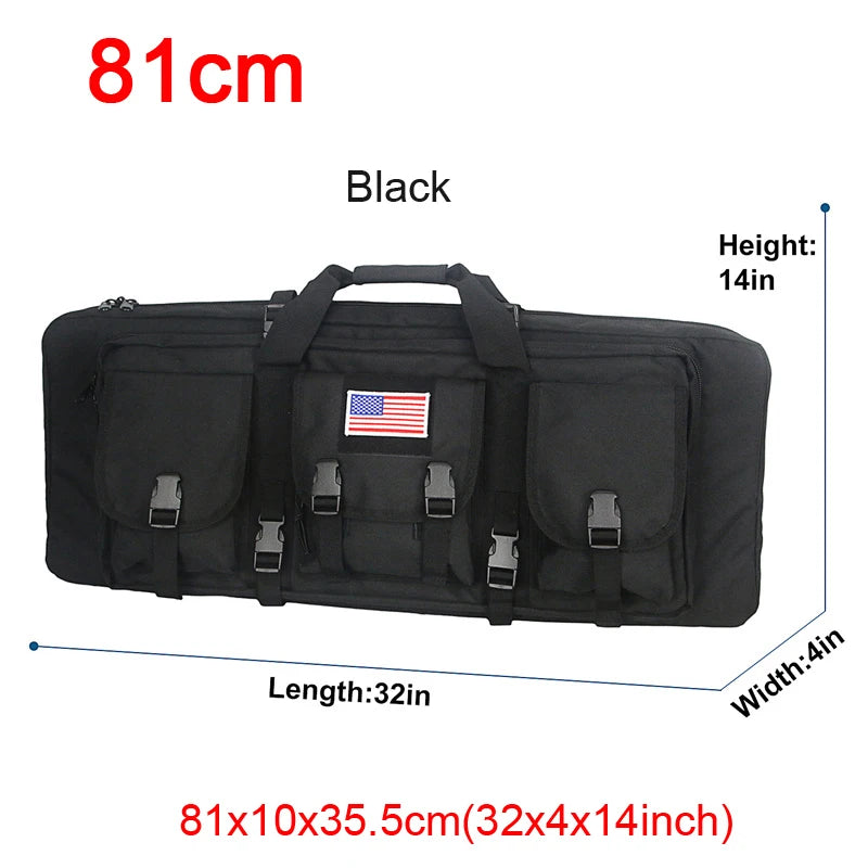 32-38 Inch Double Rifle Bag – Portable Gun Case Backpack for Shooting & Hunting