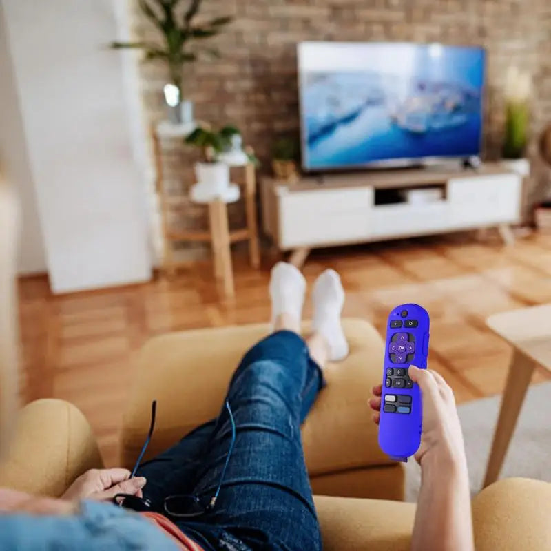 Silicone Remote Cover For Roku Express 4K+ 2023 Voice Remote Streaming Stick