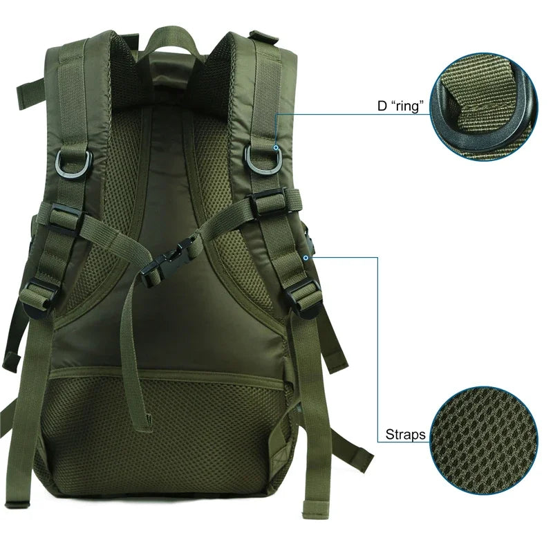 Waterproof Hiking Backpack – Lightweight Outdoor Daypack for Travel & Camping