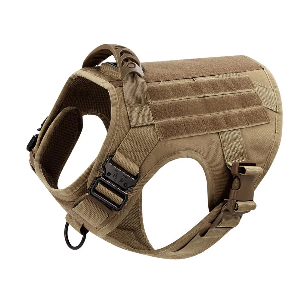 Tactical Dog Harness & Leash Set for German Shepherd Malinois Large Dogs