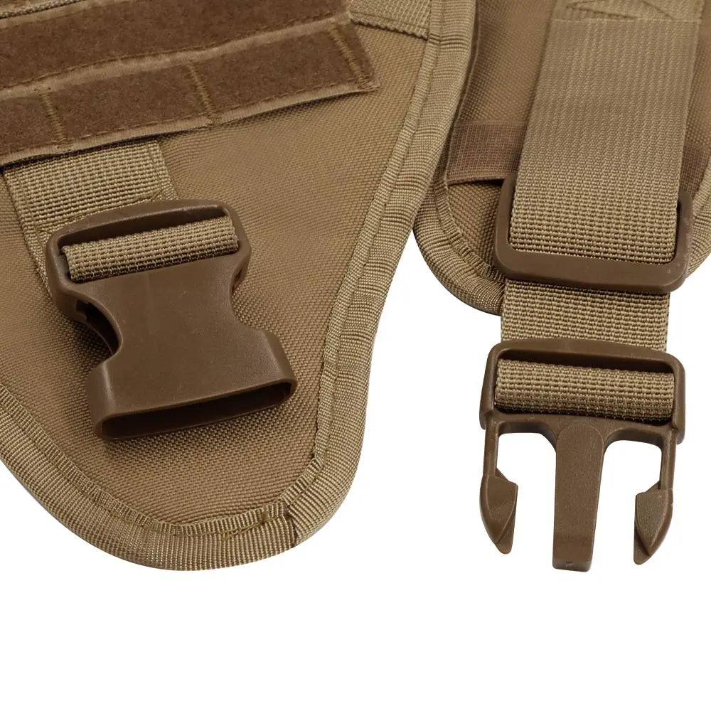 Tactical Dog Harness & Leash Set for German Shepherd Malinois Large Dogs