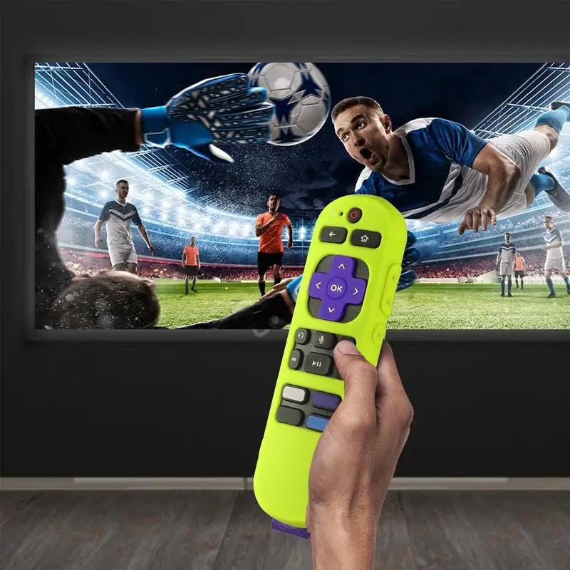 Silicone Remote Cover For Roku Express 4K+ 2023 Voice Remote Streaming Stick